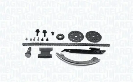 MAGNETI MARELLI К-т ГРМ (ланцюг+3шт. шестерні + 3шт. направляючі + гідронатягувач + кріплення) Opel Vectra C 2.2 Magneti Marelli MCK0400 Купити в Україні