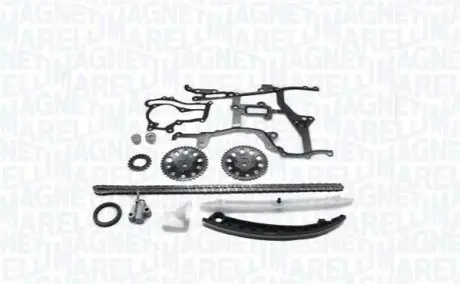 MAGNETI MARELLI OPEL К-кт ланцюга ГРМ (ланцюг+натягувач+3шт. зірочки+3шт. заспокоювача+сальник+прокладки) Corsa D 1,0 Magneti Marelli MCK0790 Купити в Україні