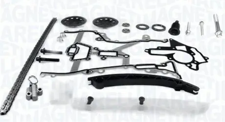 MAGNETI MARELLI OPEL К-кт ланцюга ГРМ (ланцюг+натягувач+3шт. зірочки+3шт. заспокоювача+сальник+прокладки+болти) Corsa D 1,0 Magneti Marelli MCK1080 Купити в Україні