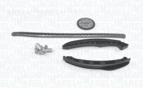 MAGNETI MARELLI VW К-т ланцюга приводу р/вала (ланцюг+натягувач+2 направляючі+шестерня) Audi,Skoda Fabia,Octavia,Seat,Golf V,Passat,Tiguan,Touran 1.2/1.6 Magneti Marelli MCK1240 Купити в Україні