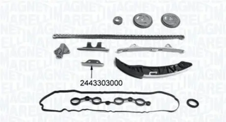 MAGNETI MARELLI HYUNDAI Р/к-кт ланцюга ГРМ i10/20 1.2 08- KIA Ceed Magneti Marelli MCK1350 Купити в Україні