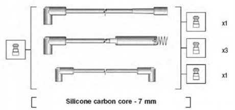 Набор проводов MAGNETI MARELLI MSK672