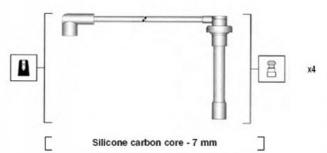 Набор проводов MAGNETI MARELLI MSK893 (фото 1)