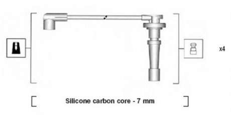 Набір проводів MAGNETI MARELLI MSK894 (фото 1)