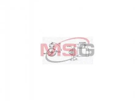 Стартер Magneti Marelli MSN8045