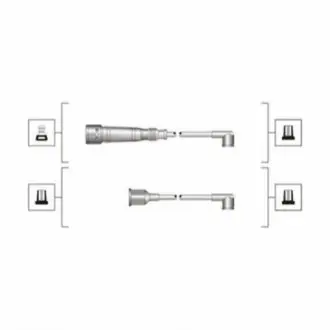Дроти запалювання Magneti Marelli MSQ0017 Купити в Україні