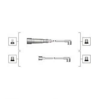 Дроти запалювання Magneti Marelli MSQ0026 Купити в Україні