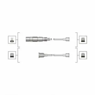Дроти запалювання Magneti Marelli MSQ0036 Купити в Україні