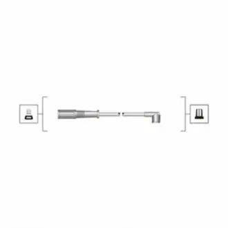 Дроти запалювання Magneti Marelli MSQ0054