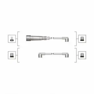 Дроти запалювання Magneti Marelli MSQ0065 Купити в Україні