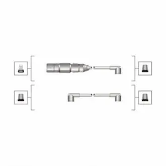 Проволоки зажигания Magneti Marelli MSQ0071 Купить в Украине