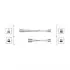 MAGNETI MARELLI Комплект высоковольтных проводов EQ OPEL OMEGA 1.8, 2.0 [941319170113] Magneti Marelli (MSQ0113) изображение 1