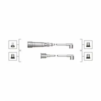 Комплект проводів високої напруги Magneti Marelli MSQ0114 Купити в Україні