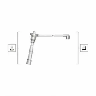 Дроти запалювання Magneti Marelli MSQ0115