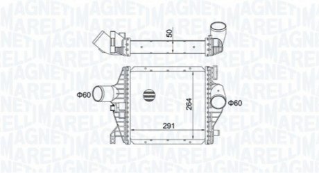 Радиатор наддува MAGNETI MARELLI MST422 (фото 1)