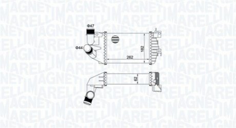 Радиатор наддува MAGNETI MARELLI MST508 (фото 1)