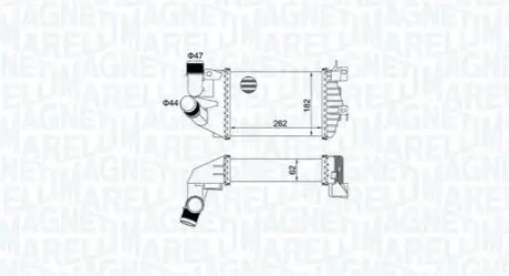 Радіатор наддуву Magneti Marelli MST508 Купити в Україні