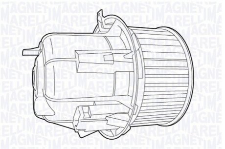 Вентиляторы кабины MAGNETI MARELLI MTE704AX (фото 1)