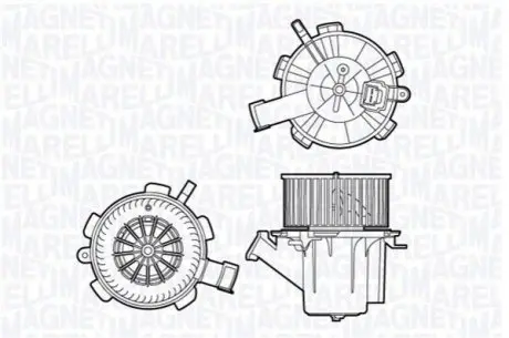 Вентилятор салона MAGNETI MARELLI MTE706AX Купити в Україні