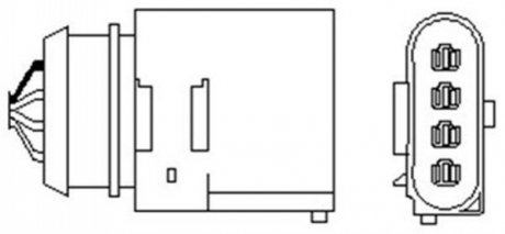 Лямбда-зонд SKODA SUPERB 2.0 01- MAGNETI MARELLI OSM059