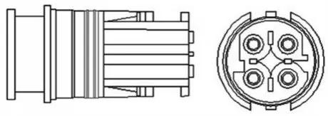 Лямбда-зонд DB A208/C208/W203 Magneti Marelli OSM060