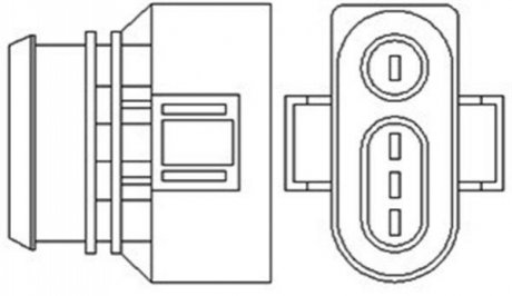 Лямбда-зонд AUDI A6 2.4 98- MAGNETI MARELLI OSM084