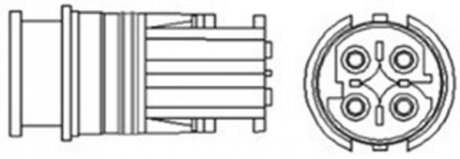 Лямбда-зонд BMW X3 05- MAGNETI MARELLI OSM123 (фото 1)