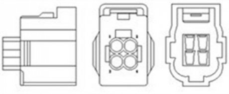 DB Кисневий датчик (лямбда зонд) W204, S212, X204, W251 MAGNETI MARELLI OSM134 (фото 1)