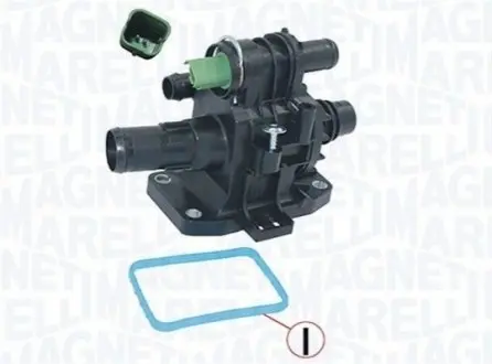 MAGNETI MARELLI CITROEN Термостат з корпусом Berlingo 1,6HDI 05-, FORD 1,4-1,6TDCI 04-, FIAT. Magneti Marelli TE0157 Купити в Україні