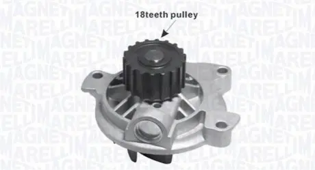 Насос охолоджувальної рідини, охолодження двигуна Magneti Marelli WPQ1172 Купити в Україні