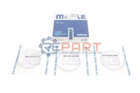 Кільця поршневі - (0040437400, 7701473144, 7701478755) KNECHT 02201N0 Купити в Україні