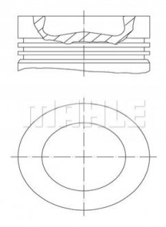 Поршень MAHLE / KNECHT 0385600 (фото 1)