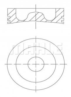 Поршень MAHLE / KNECHT 061PI00130000 (фото 1)