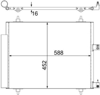 Автозапчастина MAHLE / KNECHT AC 515 000S