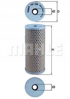 Гідрофільтр, рульове управління KNECHT HX108