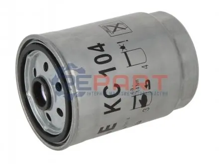 Паливний фільтр VOLVO S60 I, S80 I, V70 II, XC70 I, XC90 I 2.4D 01.01-04.10 Knecht KC104 Купити в Україні