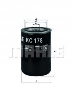 Фильтр топлива KNECHT KC178