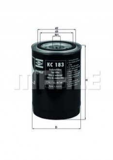 Фильтр топливный MAHLE / KNECHT KC183 (фото 1)