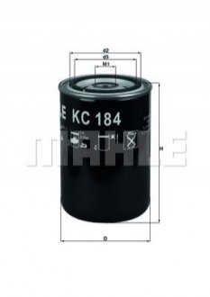 Фильтр топлива MAHLE / KNECHT KC184