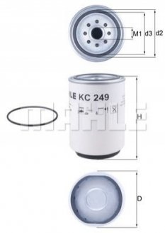 Топливный фильтр KNECHT KC249D