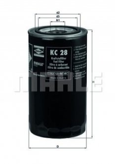 Фильтр топлива - KNECHT (1537614, 2002E9176A, 3139662) MAHLE / KNECHT KC28