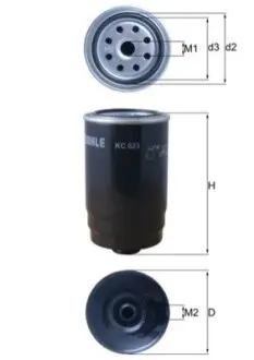 Паливний фільтр HYUNDAI ACCENT IV, H-1 CARGO, H-1 TRAVEL, H350, I20 ACTIVE, I20 II, TUCSON KIA BONGO, CEE'D, CERATO III, PRO CEE'D, RIO III, SOUL II, SPORTAGE III, SPORTAGE IV 1.1D-2.5D 02.08 Knecht KC623 Купити в Україні