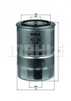Паливний фільтр MAHLE / KNECHT KC82