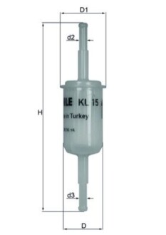 Паливний фільтр KNECHT KL15