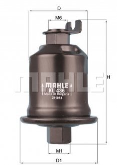 Фильтр топливный - KNECHT KL 436 (DFF053018, MB957348, MR355667) MAHLE / KNECHT KL436