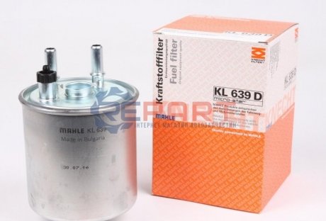Фильтр топливный Renault Kangoo 1.5DCi 08- - (8200638749, 5228, 7701069023) MAHLE / KNECHT KL639D (фото 1)