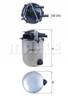 Фильтр топлива - (16400BB50A, 16400BB51A) KNECHT KL909