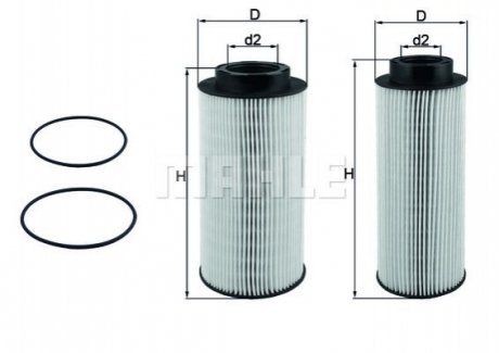 Фільтр MAHLE / KNECHT KX439KIT (фото 1)