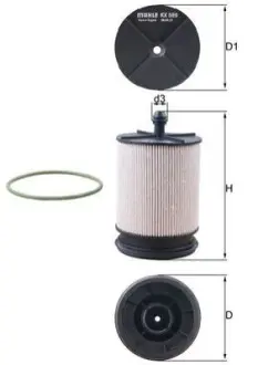 Фильтр топливный Knecht KX569D Купить в Украине