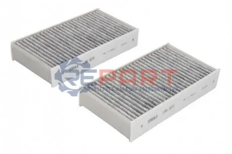 Фото Фільтр салону BMW X3 (F25)/X4 (F26) 10- (вугільний) (к-кт 2шт.) KNECHT (LAK873S) зображення 1